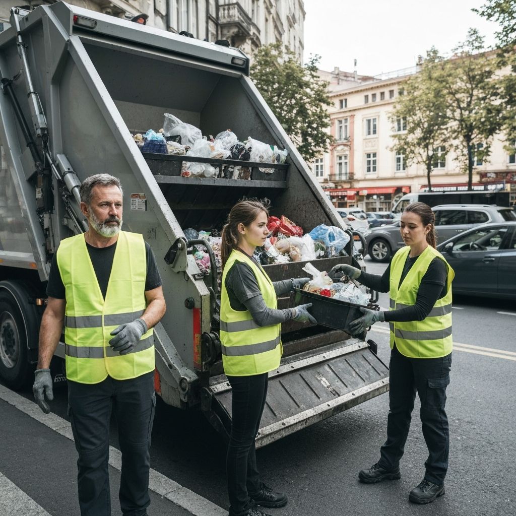 전문 폐기물 처리팀